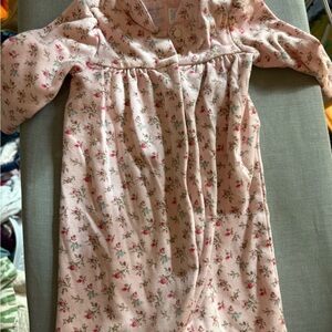 Ralph Lauren Floral Snap Romper – Light Pink – 6 Months